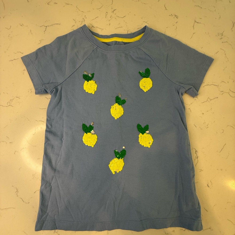Cat & Jack Blue and Yellow Short Sleeve Tee